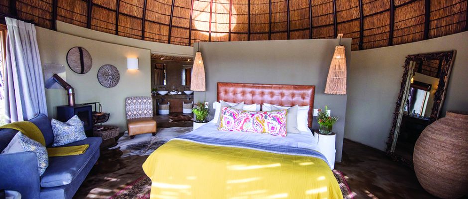 A honeymoon suite at Kwena Lodge, Gondwana Game Reserve, South Africa