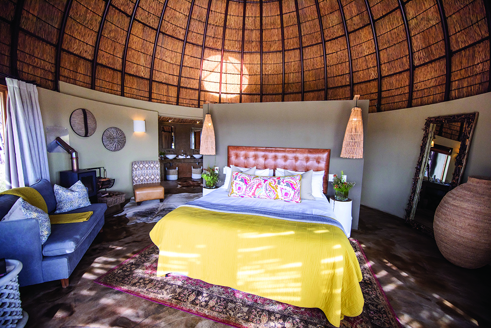A honeymoon suite at Kwena Lodge, Gondwana Game Reserve, South Africa