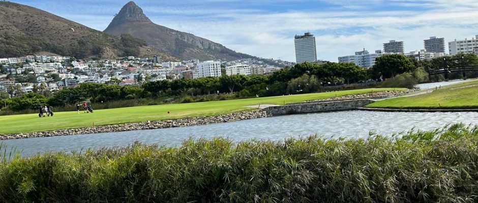 City centre idyll at Metropolitan Golf Course, Cape Town, South Africa
