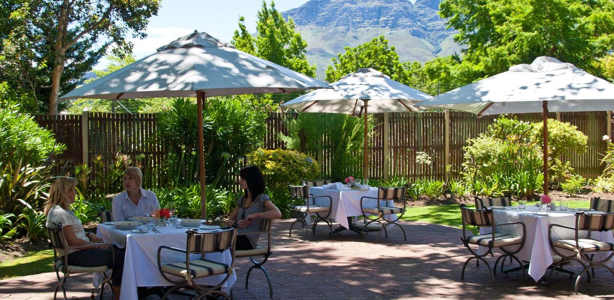D'Vine restaurant at Willowbrook Country House, Somerset West, South Africa