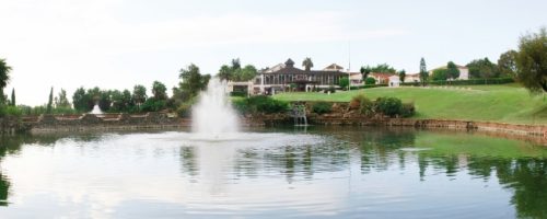 Water features at Santa Maria Golf Club, Marbella, Costa del Sol, Spain. Golf Planet Holidays