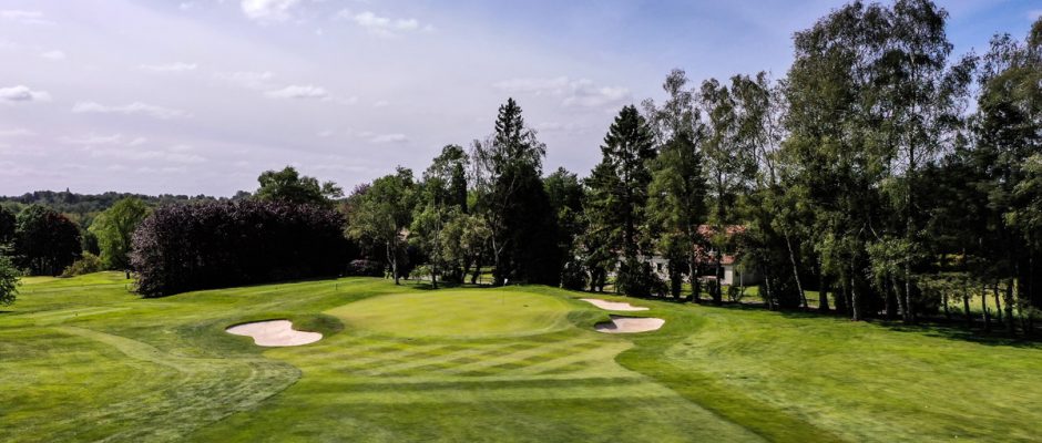 The first hole at Royal Waterloo, Golf Club, Belgium with Golf Planet Holidays
