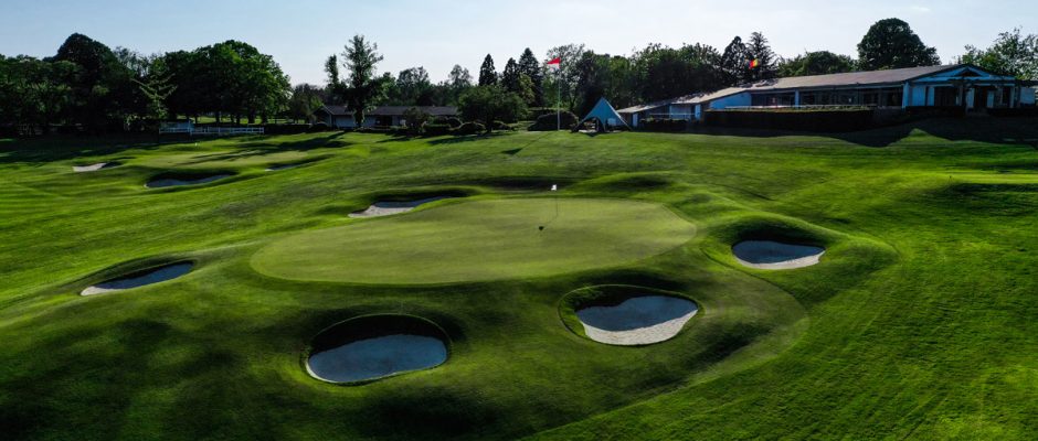 The stunning finish at Royal Waterloo, Golf Club, Belgium with Golf Planet Holidays