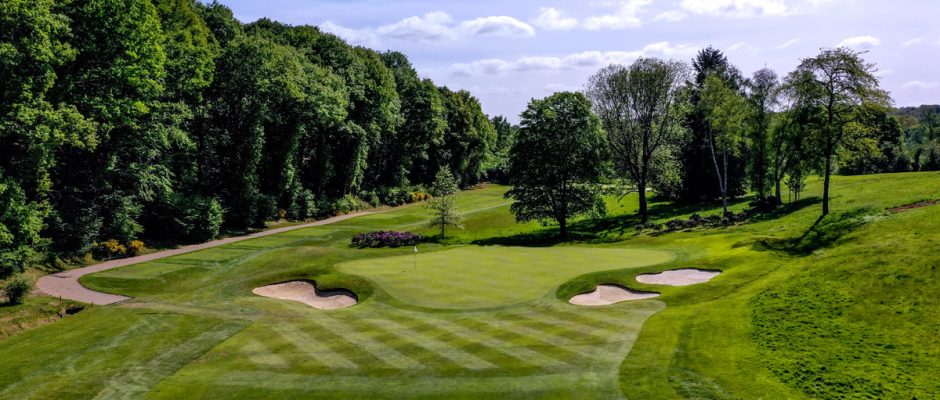 The third hole at Royal Waterloo, Golf Club, Belgium with Golf Planet Holidays