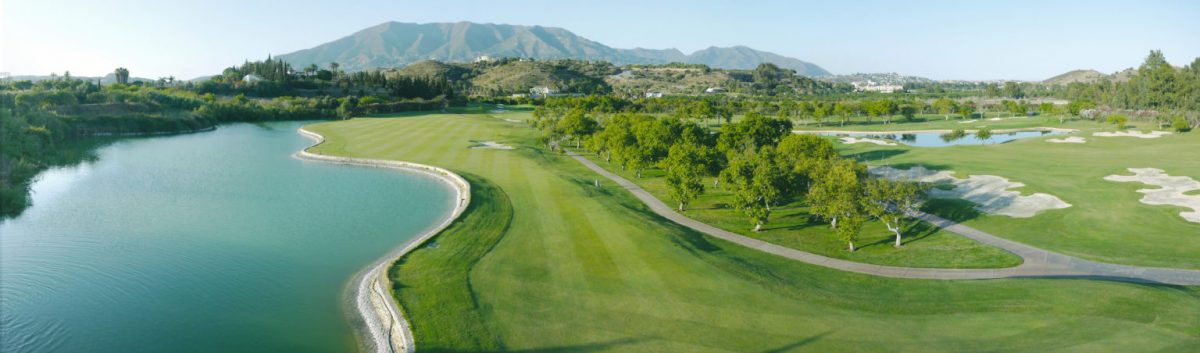 Water features at Santana Golf, Mijas, Costa del Sol, Spain. Golf Planet Holidays