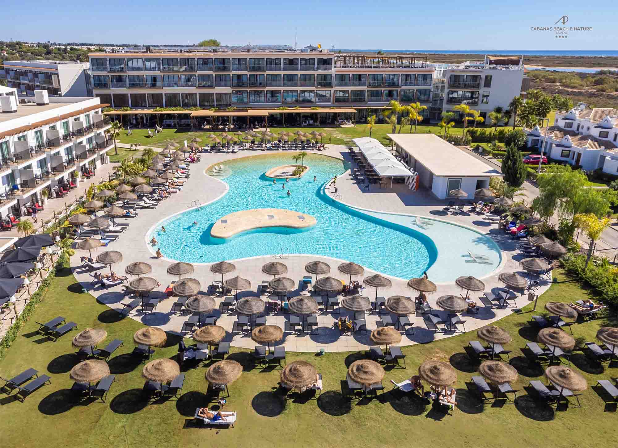 Rural setting for AP Cabanas Beach & Nature, Hotel, Tavira, Eastern Algarve, Portugal. Golf Planet Holidays