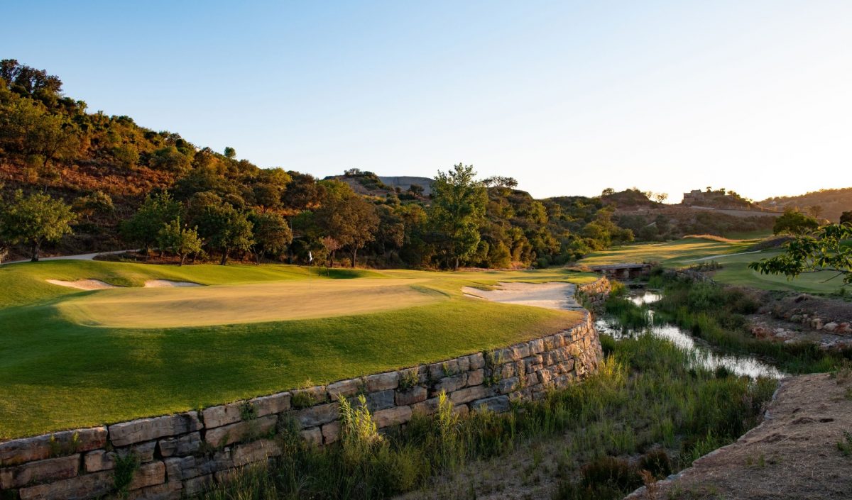 The 10th hole at Ombria Golf Resort, Algarve, Portugal. Golf Planet Holidays
