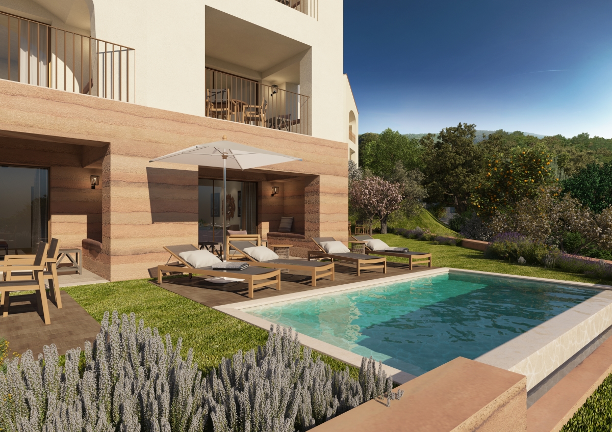 Viceroy Residences pool at Ombria Golf Resort, Algarve, Portugal. Golf Planet Holidays