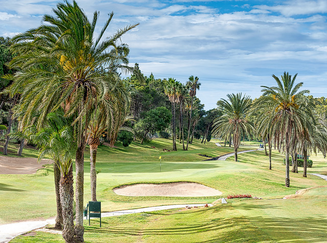 Mature setting at El Paraiso Golf Club, Costa del Sol, Spain. Golf Planet Holidays