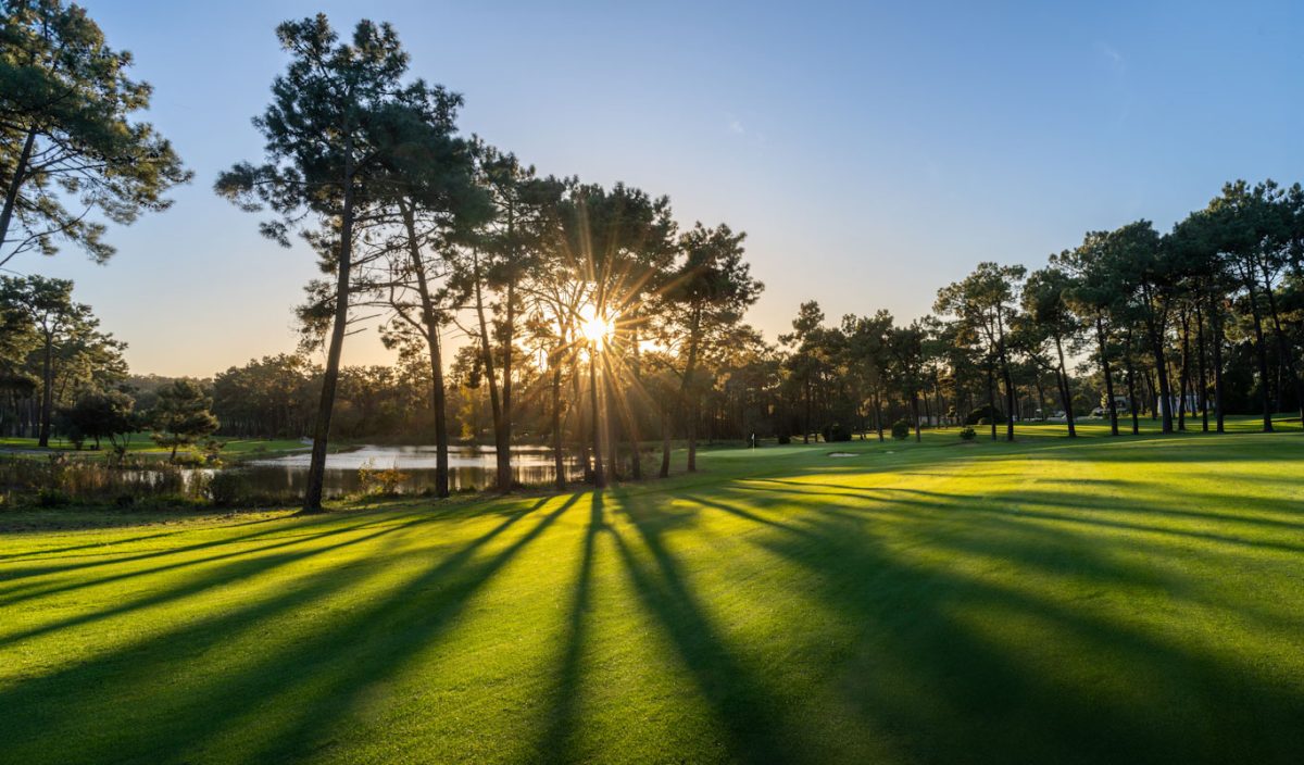 Sunlight over the course at The Aroeira Golf Club, near Lisbon, Portugal. Golf Planet Holidays