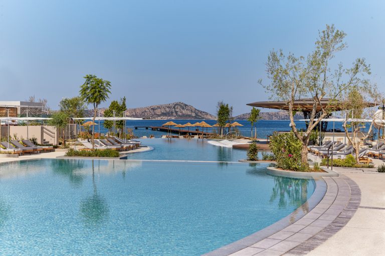 The enticing Ionian sea at W Costa Navarino, Greece. Golf Planet Holidays.