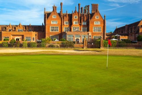 On the golf course at Dunston Hall Hotel Spa and Golf Resort, Norwich, England. Golf Planet Holidays.