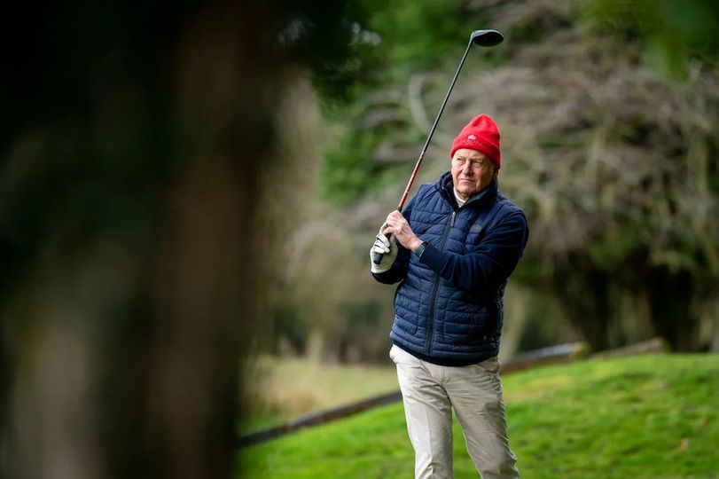 Winter wear on a British golf course. Golf Planet Holidays