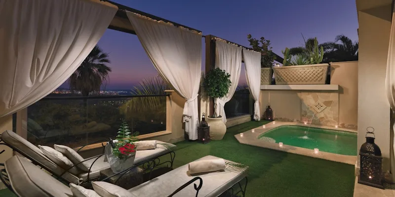 Night time vibes at Royal Garden Villas, Tenerife. Golf Planet Holidays.