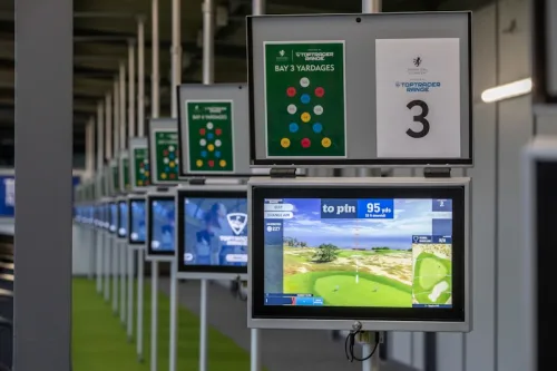 Latest golf tech at Formby Hall Golf Resort and Spa Hotel. Golf Planet Holidays