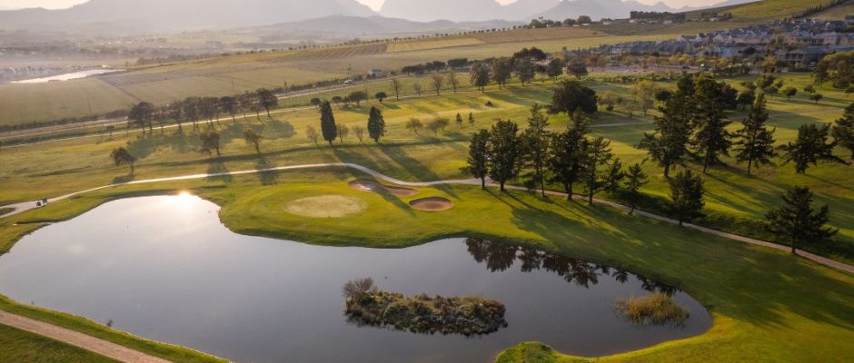 Gorgeous views at Devonvale Golf and Wine Estate, Western Cape, South Africa. Golf Planet Holidays. ©Mark Sampson