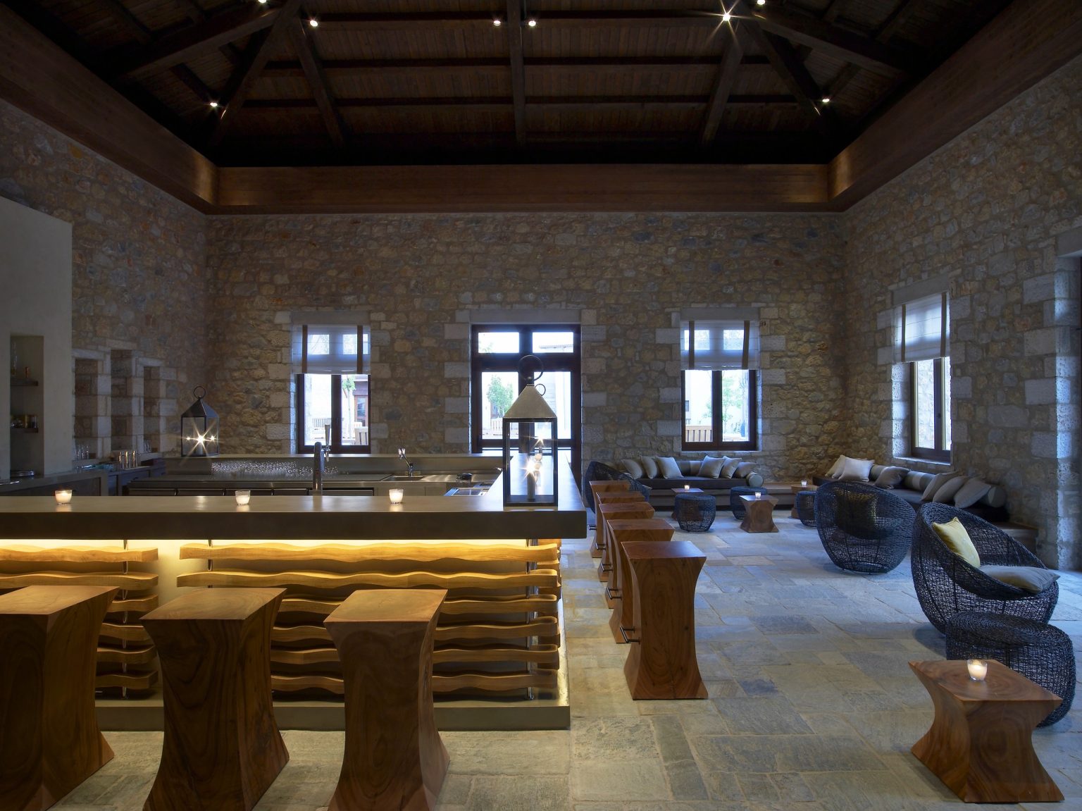 The 1827 Bar and Lounge at The Westin Resort Costa Navarino, Greece