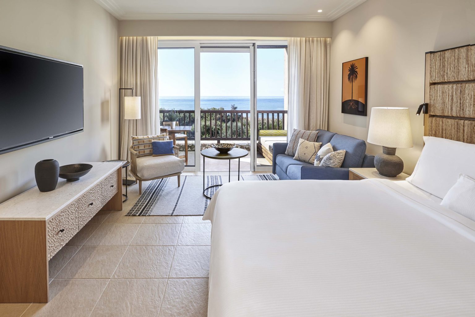 A Premium Deluxe room at The Westin Resort Costa Navarino, Greece