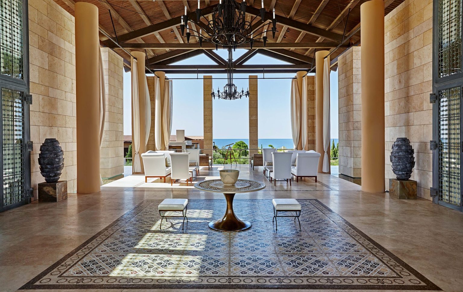 Lobby 3 at The Romanos, Costa Navarino, Greece