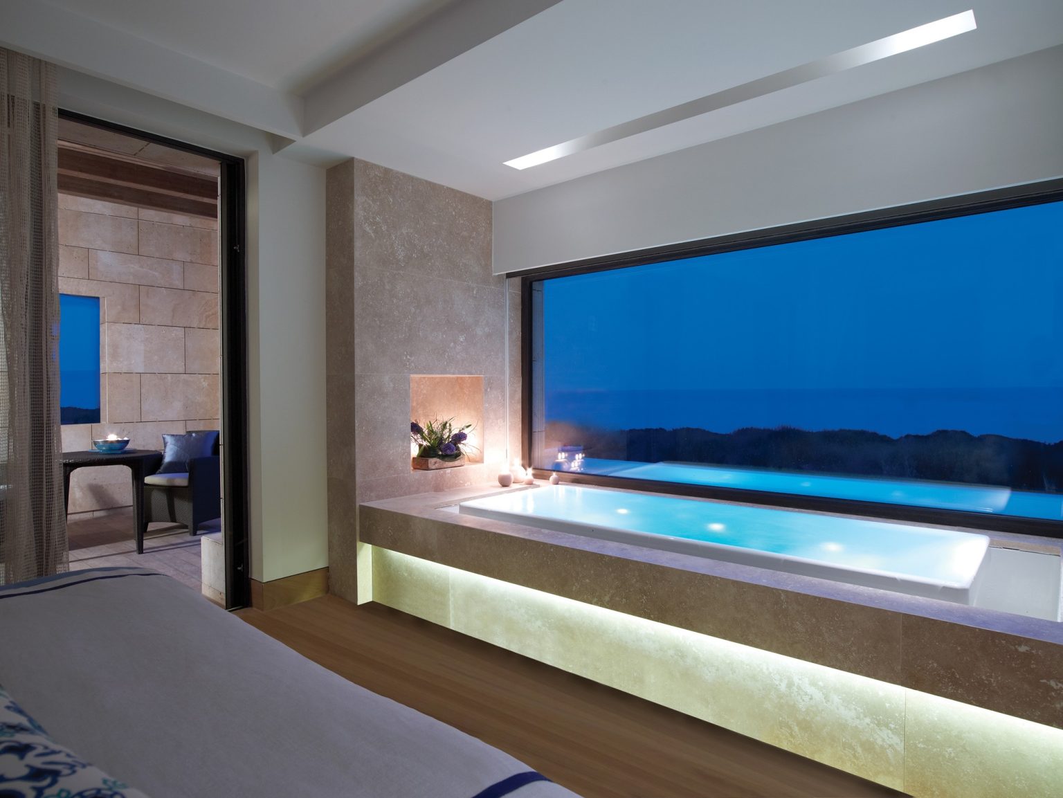 A suite at The Romanos, Costa Navarino, Greece