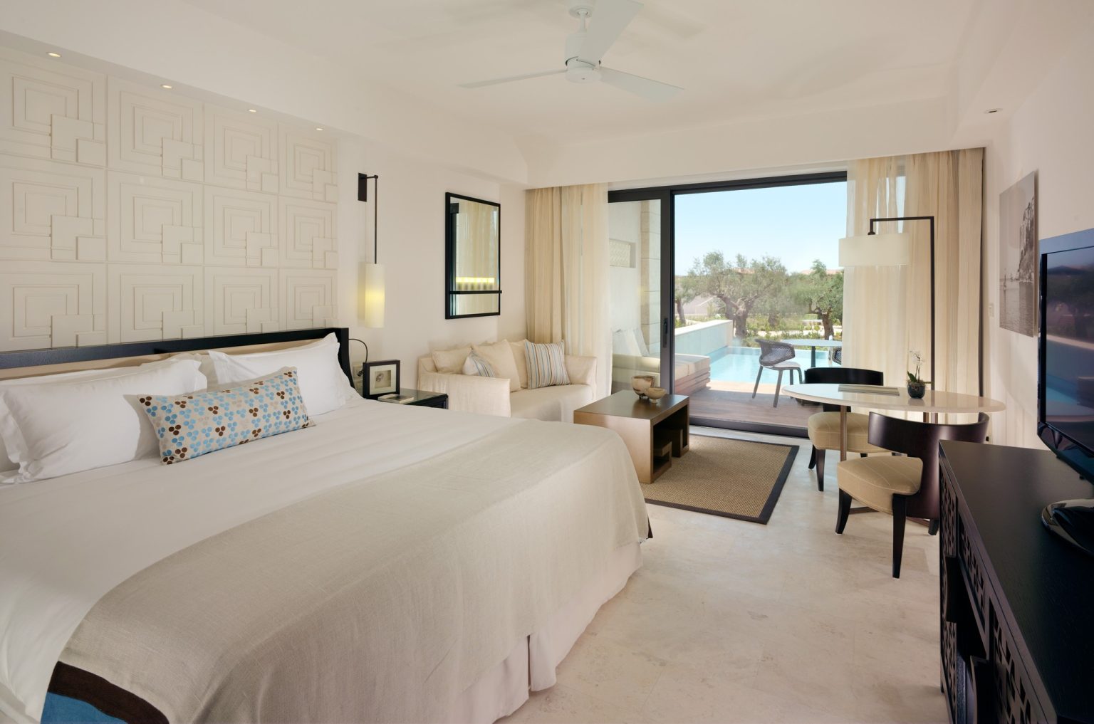 Room 8 at The Romanos, Costa Navarino, Greece