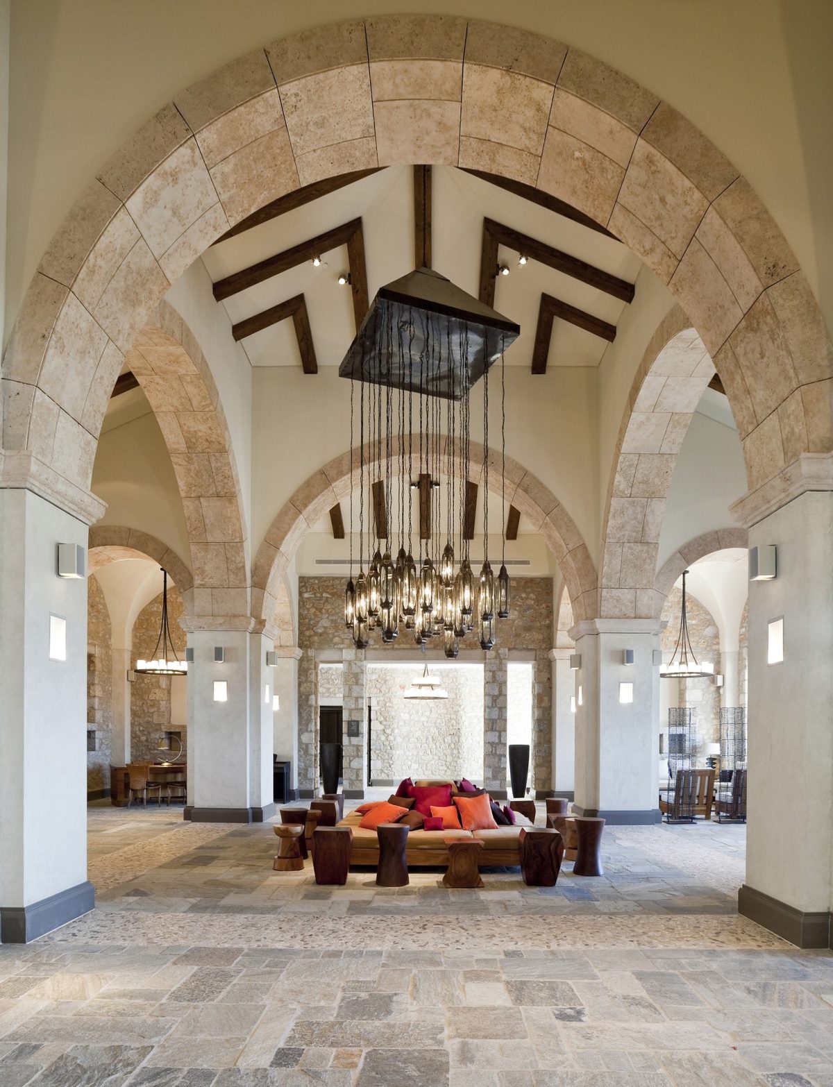 The lobby at The Westin Resort Costa Navarino, Greece