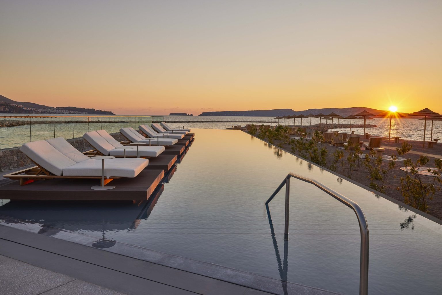 The Between pool at W Costa Navarino, Greece