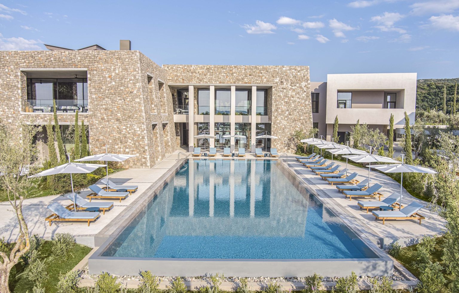 FIT gym and lap pool at W Costa Navarino, Greece