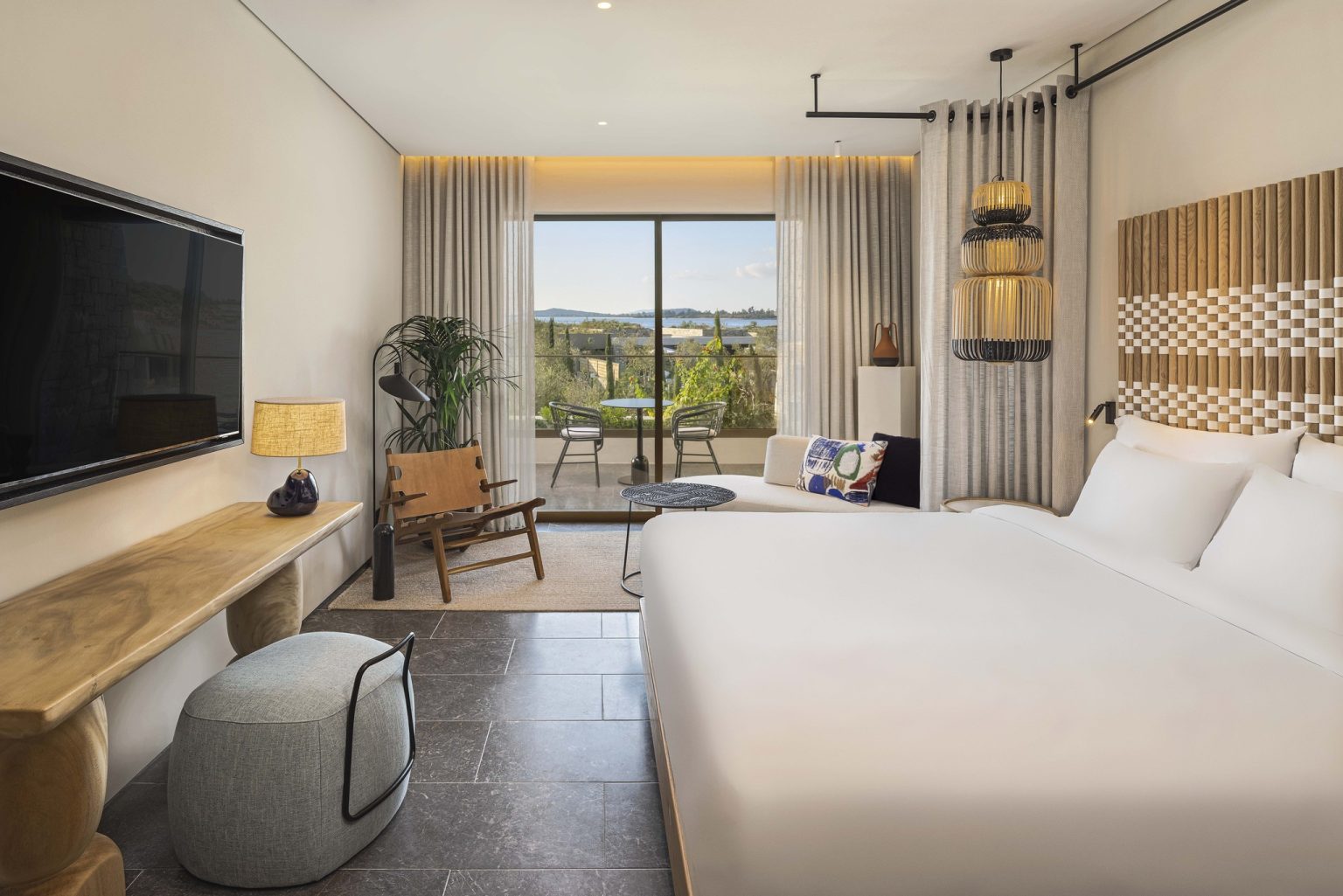 A Fabulous Bay View room at W Costa Navarino, Greece