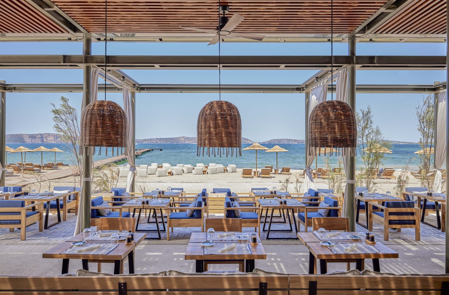 Parelia Beach Club at W Costa Navarino, Greece