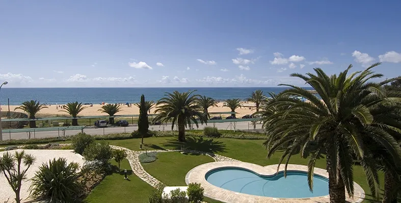 The grounds at Vila Gale Ampalius, Vilamoura, Algarve, Portugal. Golf Planet Holidays.