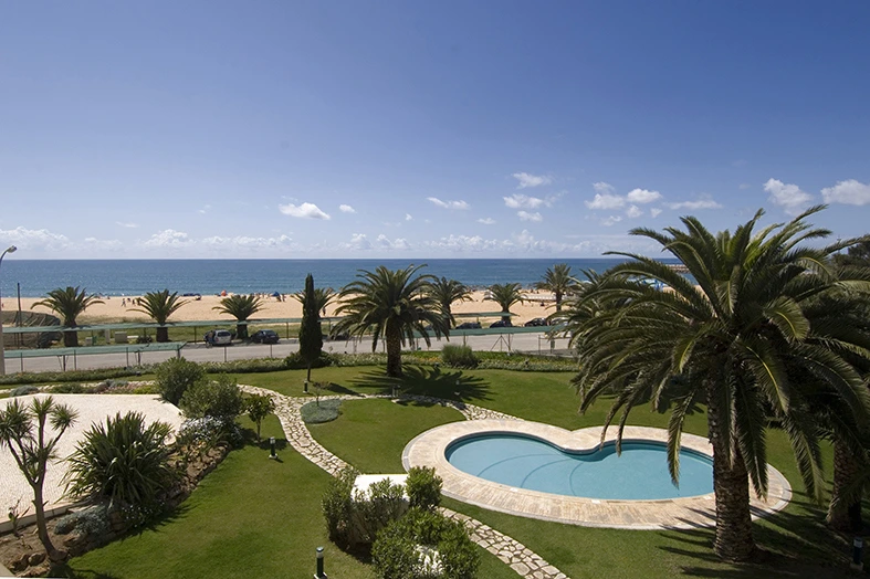 The grounds at Vila Gale Ampalius, Vilamoura, Algarve, Portugal. Golf Planet Holidays.