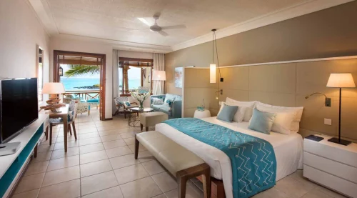Double seaview room at Belle MarePlage, Mauritius. Golf Planet Holidays