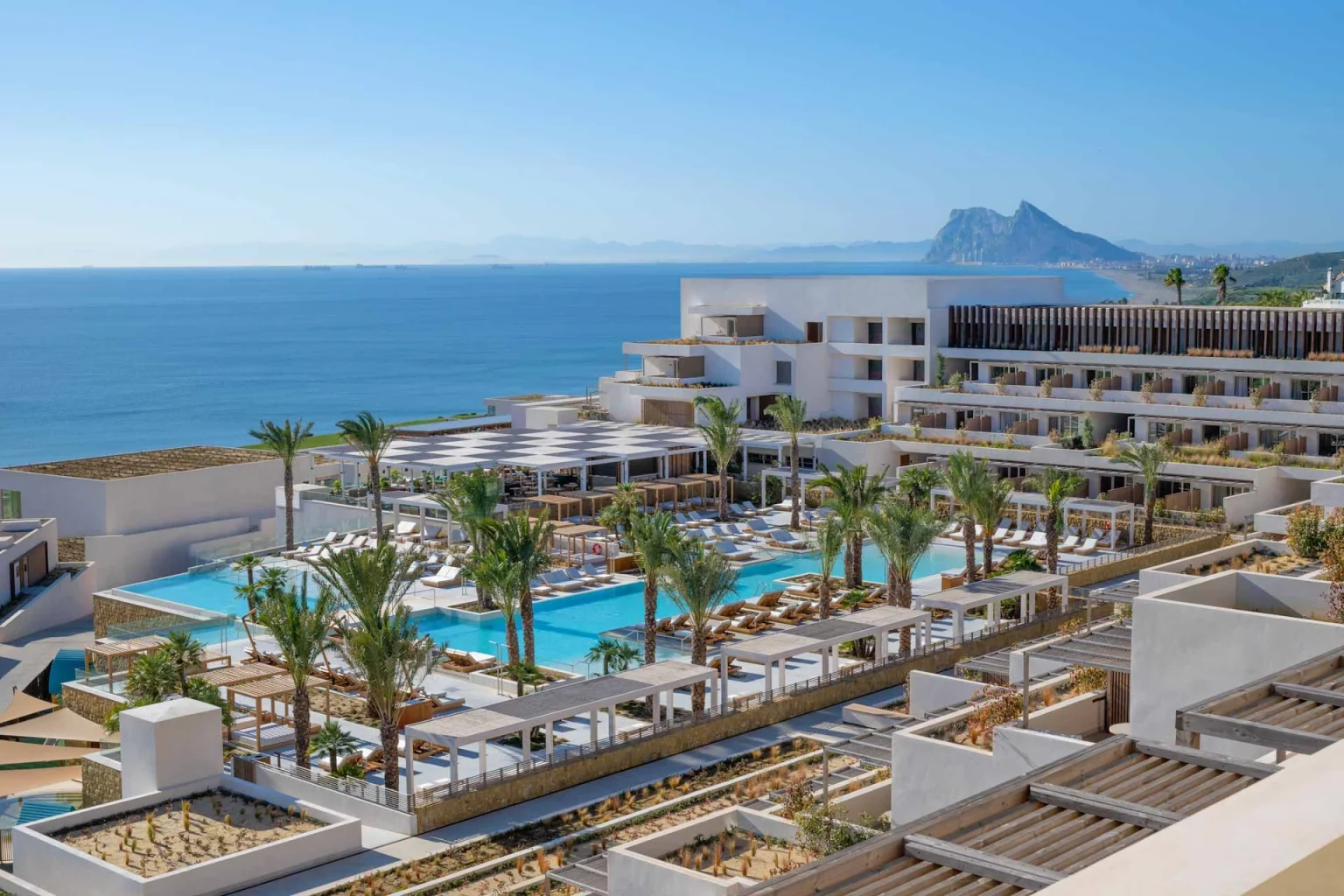 Seaviews from Fairmont La Hacienda at La Alcaidesa, Costa del Sol, Spain. Golf Planet Holidays.