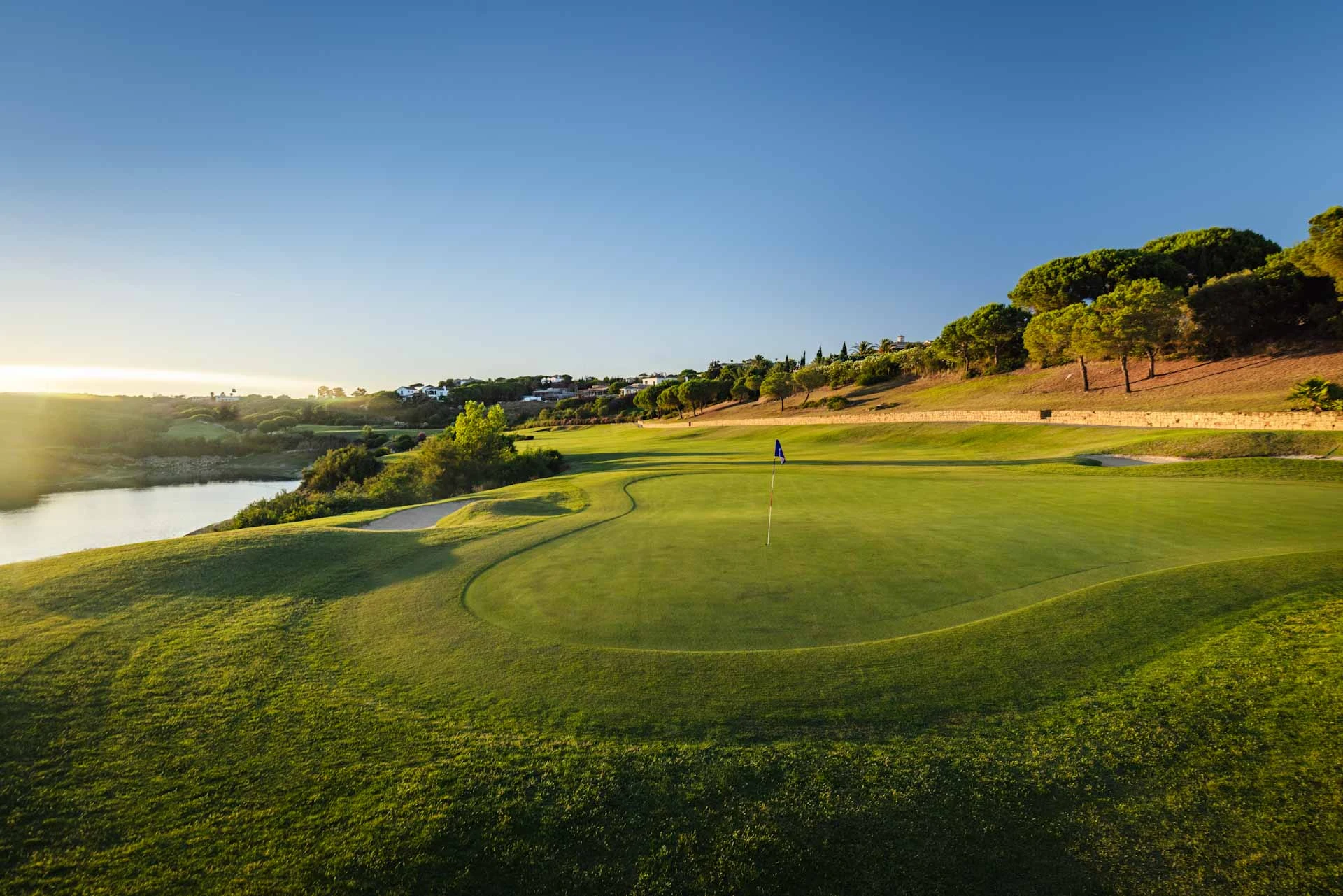 On the course at Sotogrande, Costa del Sol, Spain. Golf Planet Holidays.