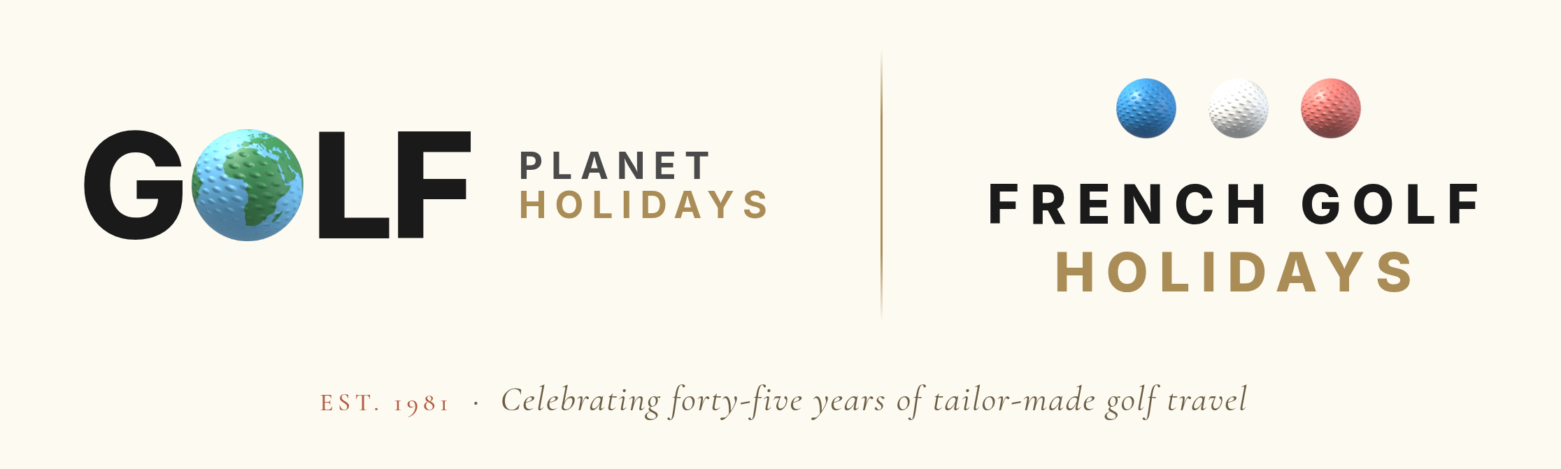Golf Planet Holidays × French Golf Holidays — trusted golf travel since 1980